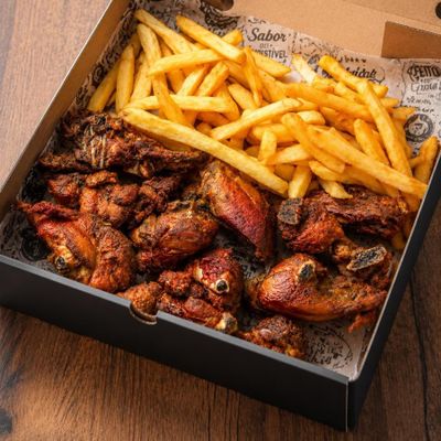 Frango à Passarinho com Batata